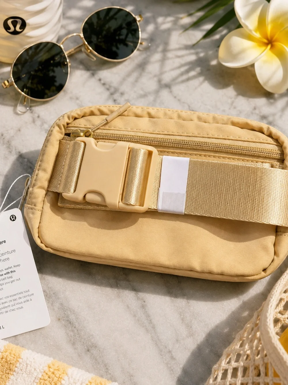 Lululemon Everywhere Belt Bag 1L Tan Gold Beige NWT